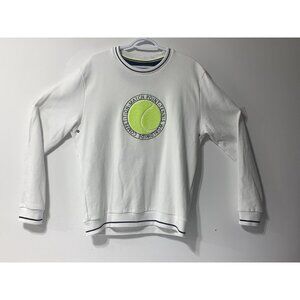 Zara Man Tennis Worldwide Competition Match Point Size XL Crewneck